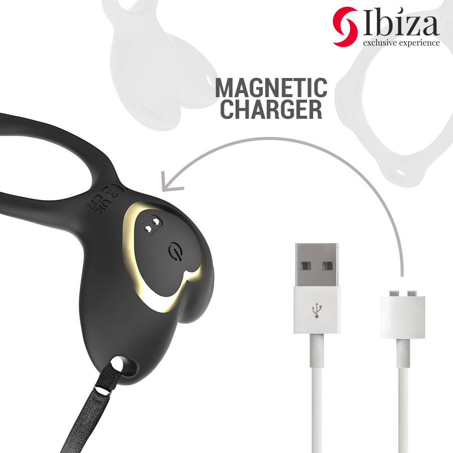 IBIZA - HEART PANTY COUPLE VIBRATOR REMOTE CONTROL - NOCTURNA DESIRES