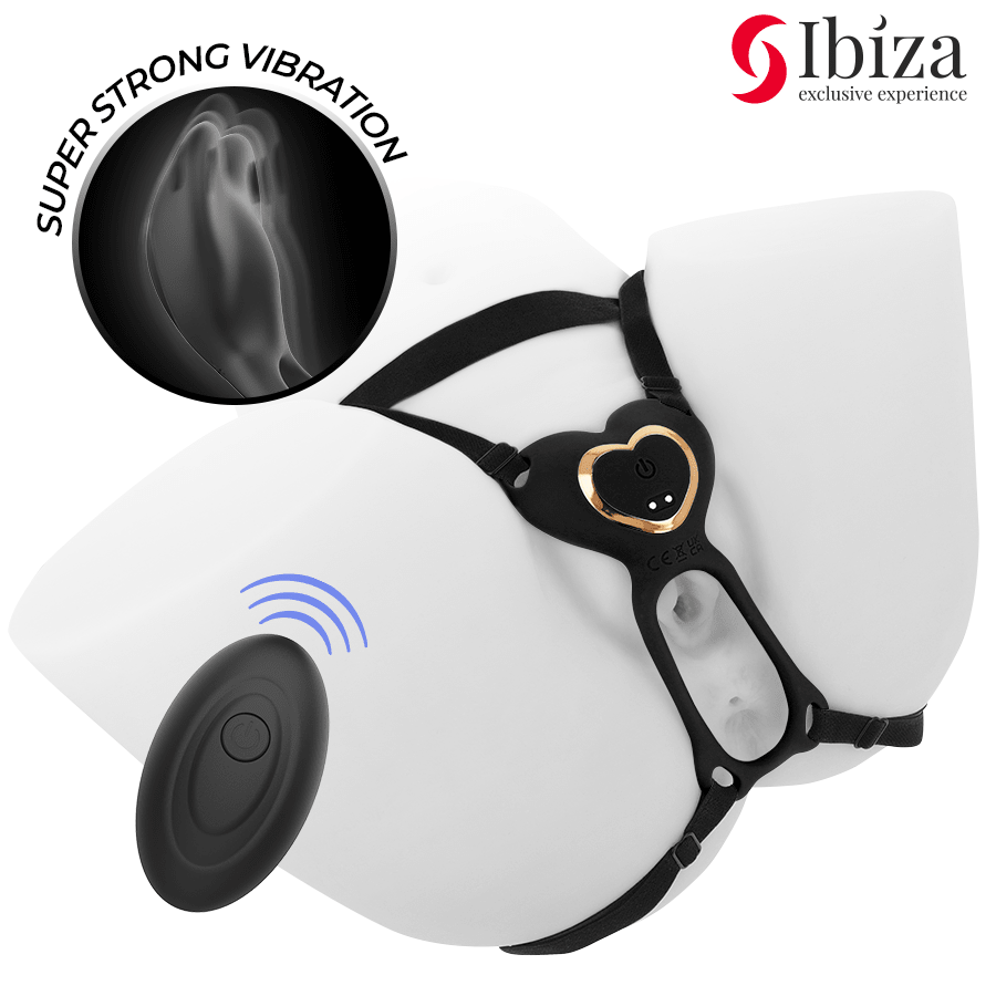 IBIZA - HEART PANTY COUPLE VIBRATOR REMOTE CONTROL - NOCTURNA DESIRES