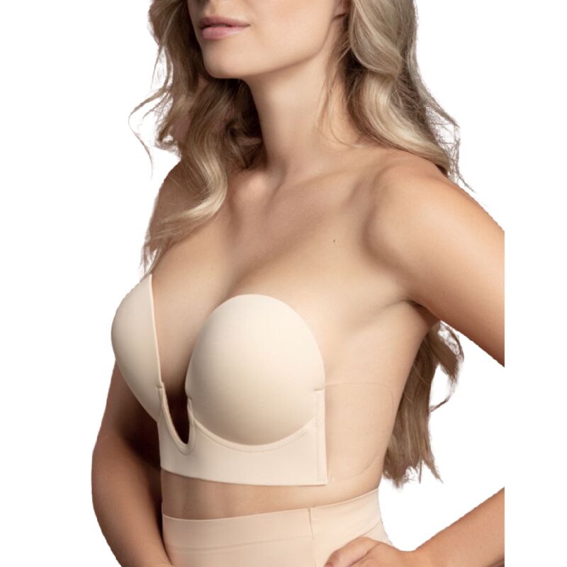 BYE-BRA - BRA WITHOUT HANDLES SHAPE U BEIGE CUP B - NOCTURNA DESIRES