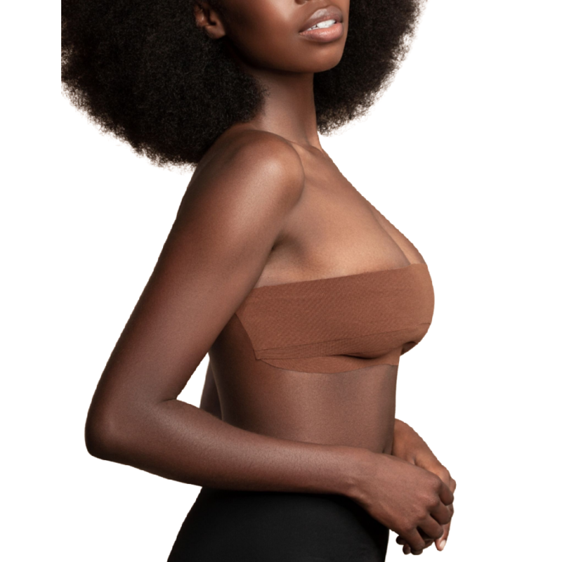 BYE-BRA - BODY TAPE 5 M X 6.5 CM + 3 PAIRS OF NIPPLE COVERS BROWN - NOCTURNA DESIRES