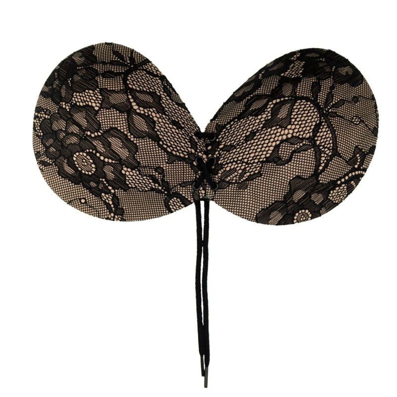 BYE-BRA - BRA ADHESIVE INTERLACED & EMBROIDERY CUP D - NOCTURNA DESIRES