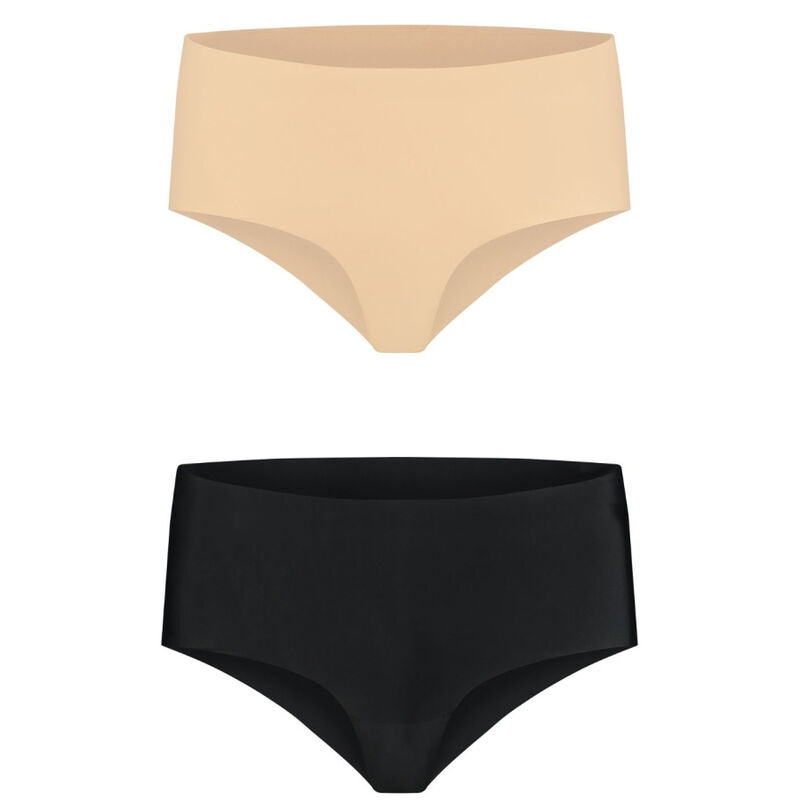BYE-BRA - PACK 2 UNITS SEAMLESS PANTIES SIZE L - NOCTURNA DESIRES