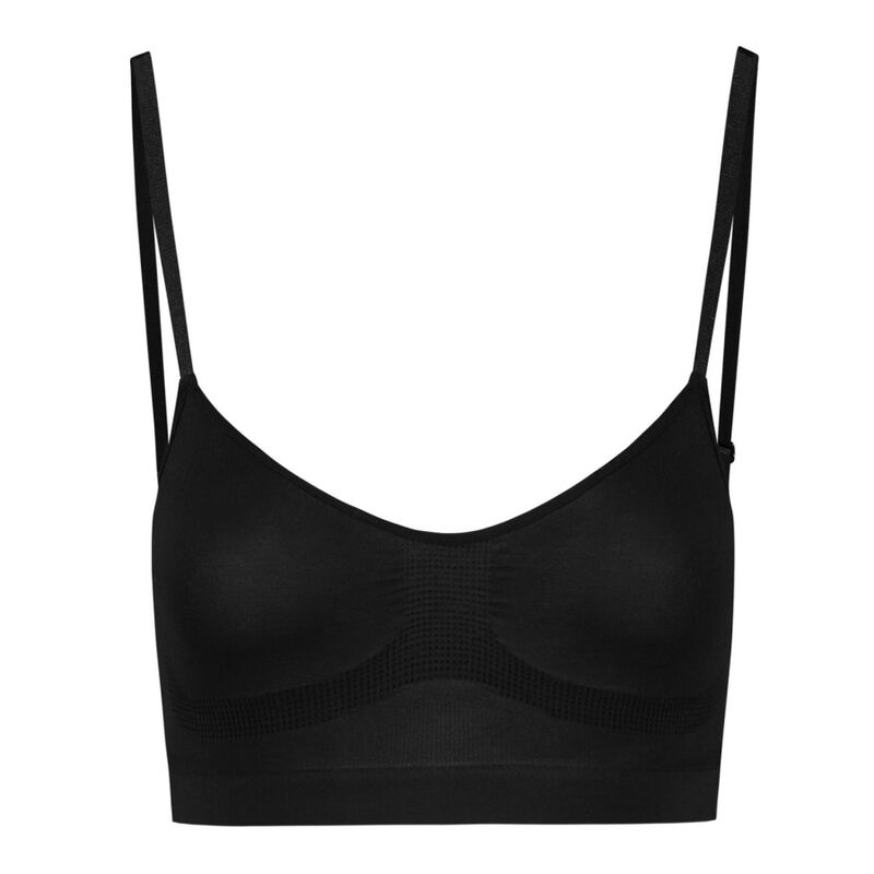 BYE-BRA - MEDIUM CONTROL BRA SEAMLESS BLACK SIZE M - NOCTURNA DESIRES