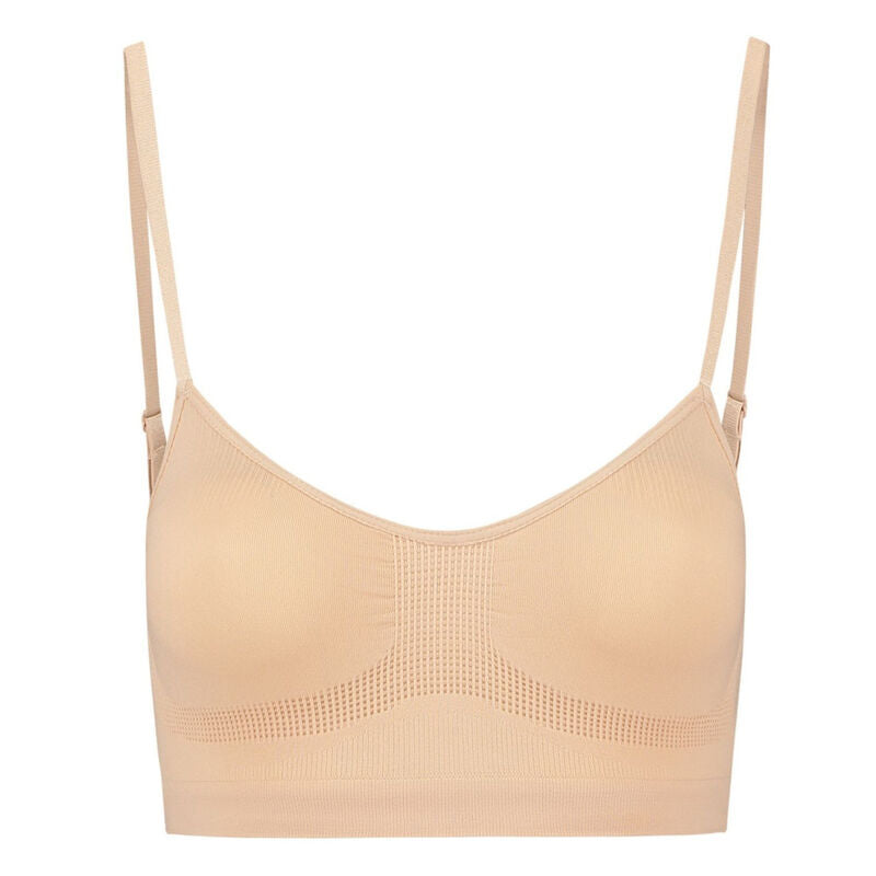 BYE-BRA - MEDIUM CONTROL BRA SEAMLESS BEIGE SIZE M - NOCTURNA DESIRES