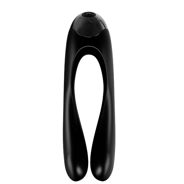 SATISFYER - CANDY CANE FINGER VIBRATOR BLACK - NOCTURNA DESIRES