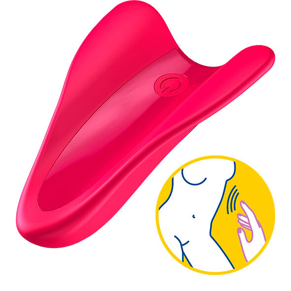 SATISFYER - HIGH FLY FINGER VIBRATOR FUCHSIA - NOCTURNA DESIRES