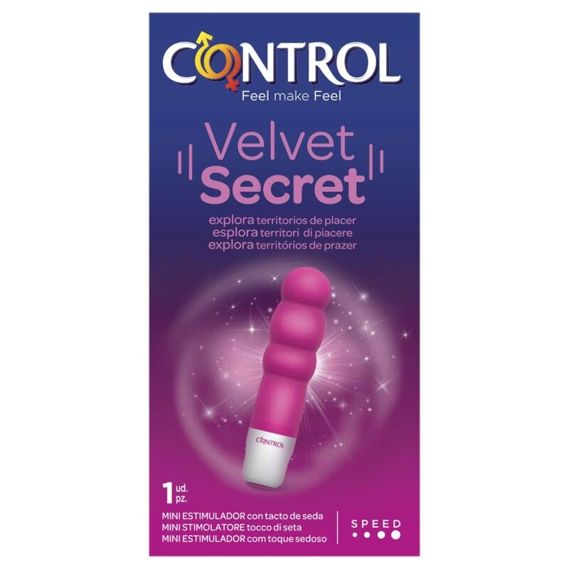 CONTROL - VELVET SECRET MINI STIMULATOR - NOCTURNA DESIRES
