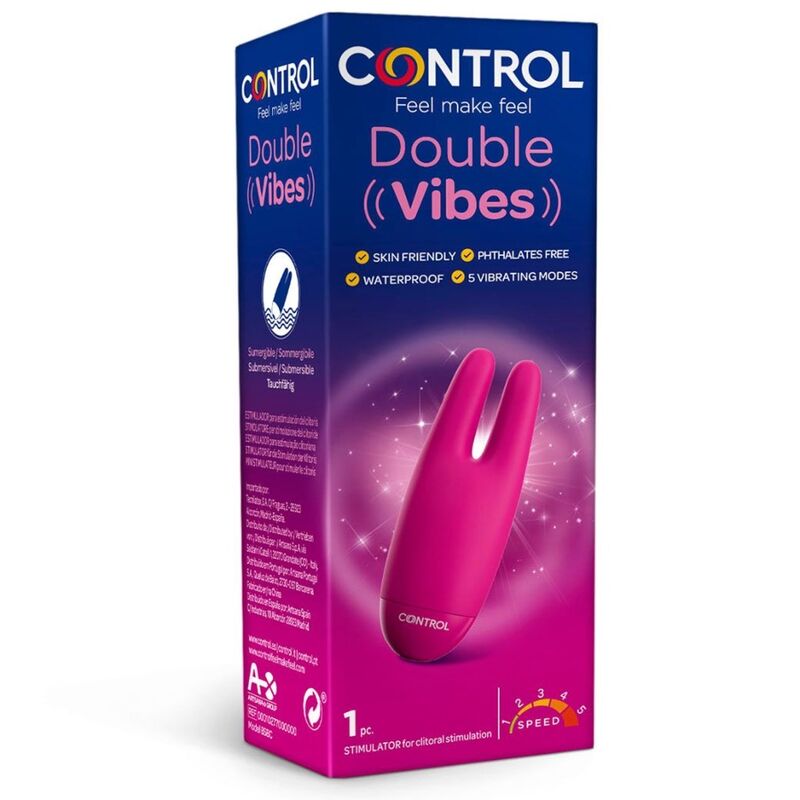 CONTROL - DOUBLE VIBES STIMULATOR - NOCTURNA DESIRES