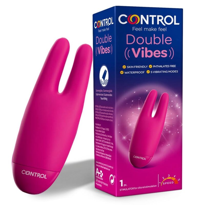 CONTROL - DOUBLE VIBES STIMULATOR - NOCTURNA DESIRES