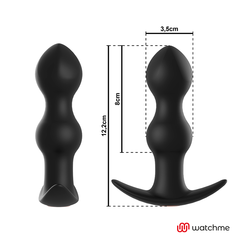 ANBIGUO - WATCHME REMOTE CONTROL PLUG ANAL VIBRATOR TIBERIO - NOCTURNA DESIRES