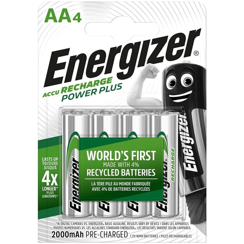 ENERGIZER - RECHARGEABLE BATTERIES AA4 BLISTER 4 - NOCTURNA DESIRES