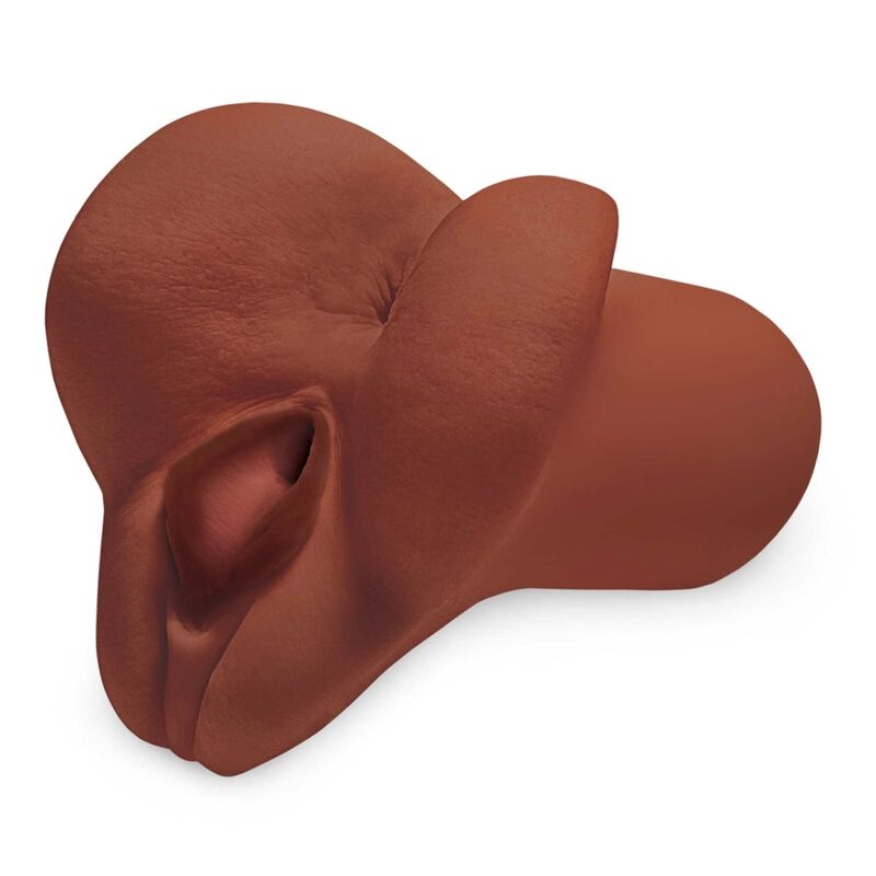 PDX PLUS - PICK YOUR PLEASURE DOUBLE BROWN MASTURBATOR - NOCTURNA DESIRES