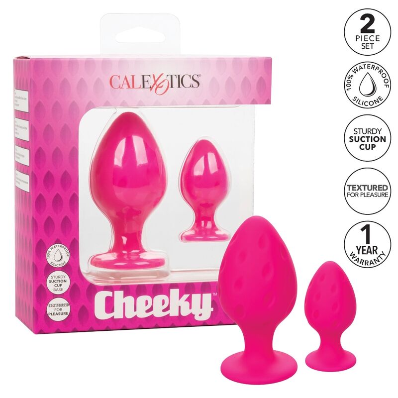 CALEXOTICS - CHEEKY BUTTPLUG PINK - NOCTURNA DESIRES