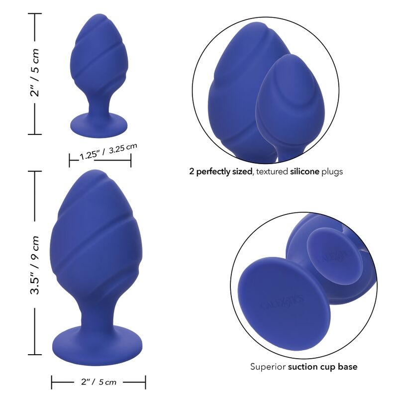 CALEXOTICS - CHEEKY BUTTPLUG PURPLE - NOCTURNA DESIRES