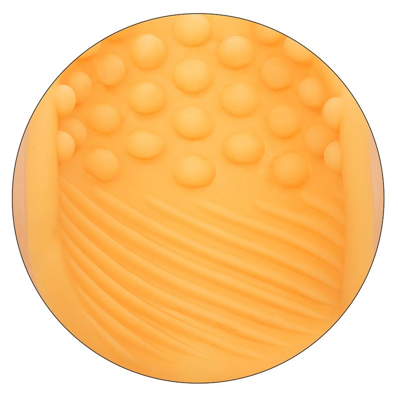 CALEXOTICS - BEADED GRIP MASTURBATOR ORANGE - NOCTURNA DESIRES