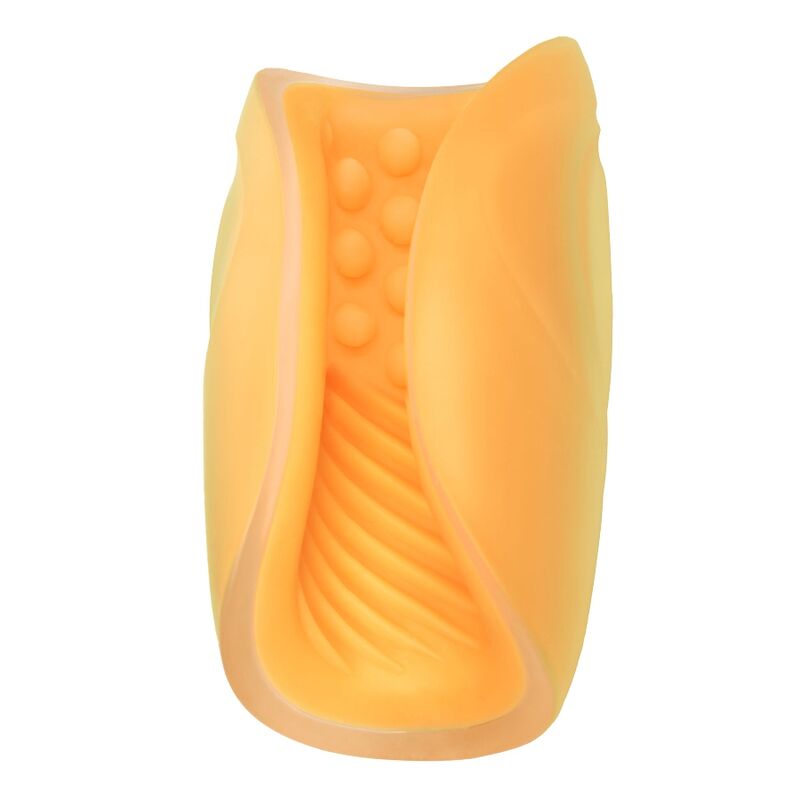 CALEXOTICS - BEADED GRIP MASTURBATOR ORANGE - NOCTURNA DESIRES