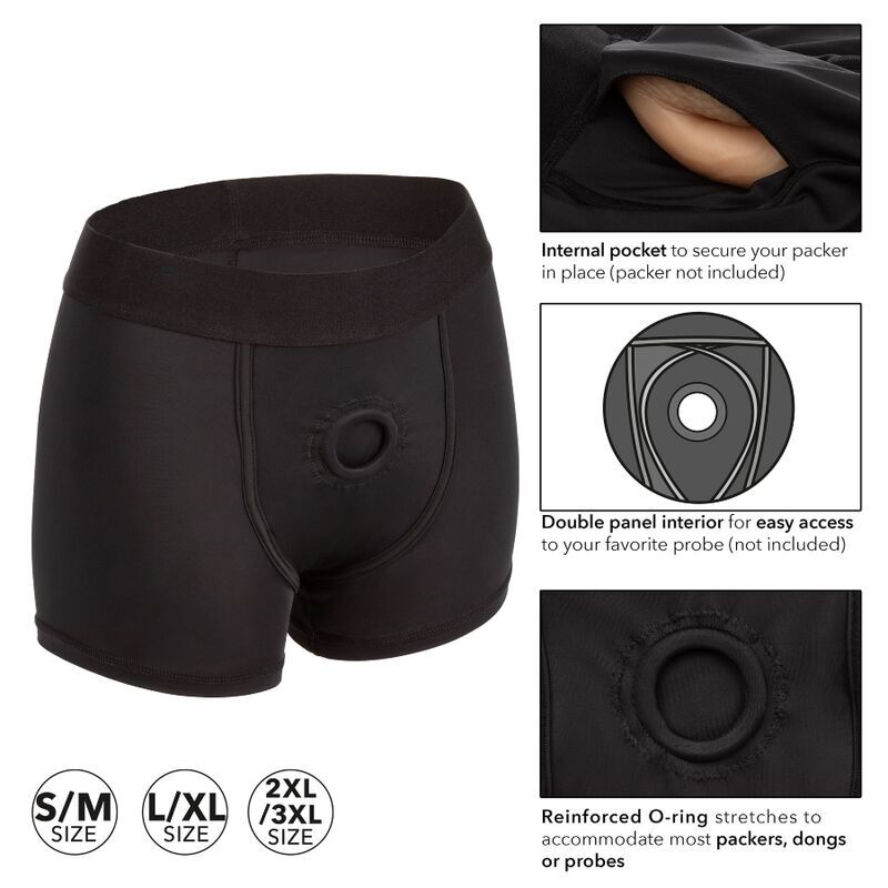 CALEXOTICS - BOUNDLESS BOXER BRIEF XXL/XXXL - NOCTURNA DESIRES