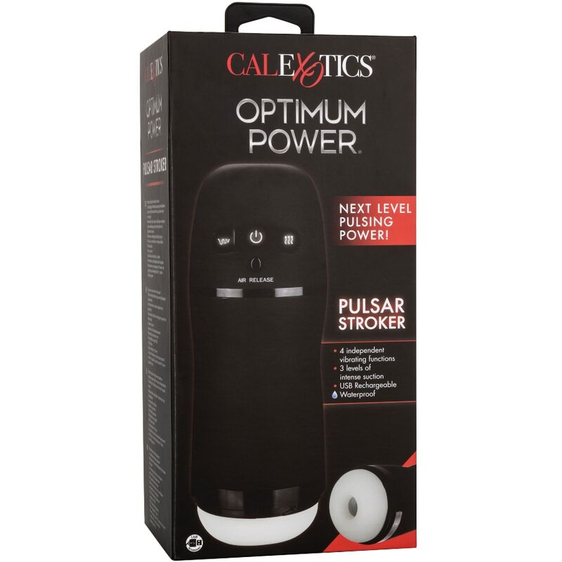 CALEXOTICS - OPTIMUM POWER VIBRATING SUCTION MASTURBATOR - NOCTURNA DESIRES