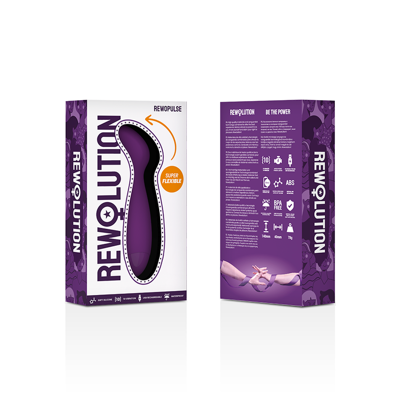 REWOLUTION - REWOPULSE FLEXIBLE VIBRATOR G-POINT STIMULATOR - NOCTURNA DESIRES