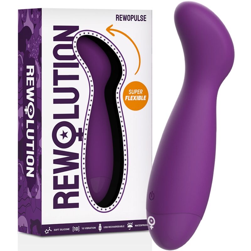 REWOLUTION - REWOPULSE FLEXIBLE VIBRATOR G-POINT STIMULATOR - NOCTURNA DESIRES