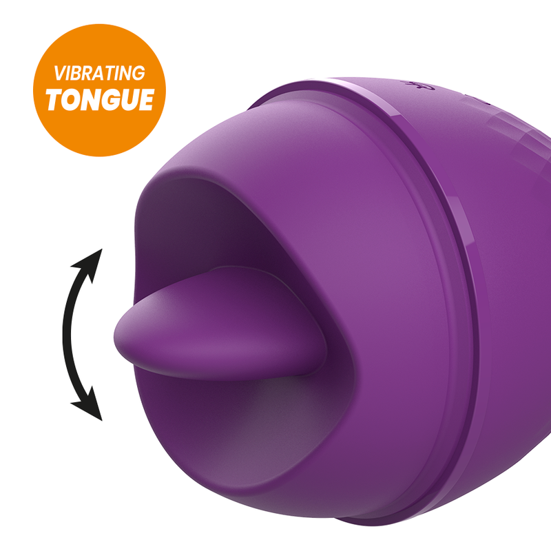 REWOLUTION - REWOLINGO VIBRATOR WITH TONGUE - NOCTURNA DESIRES