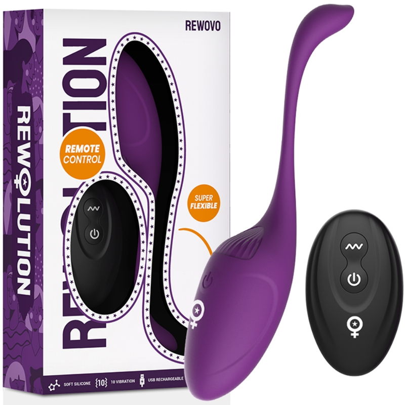 REWOLUTION - REWOVO EGG VIBRATOR REMOTE CONTROL - NOCTURNA DESIRES