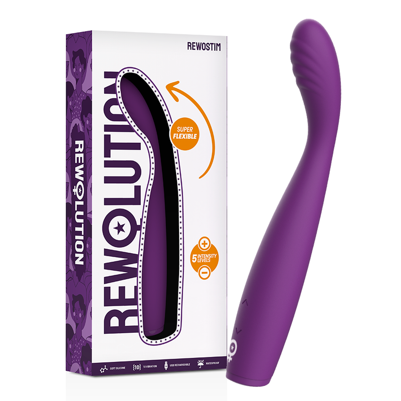 REWOLUTION - REWOSTIM FLEXIBLE VIBRATOR - NOCTURNA DESIRES
