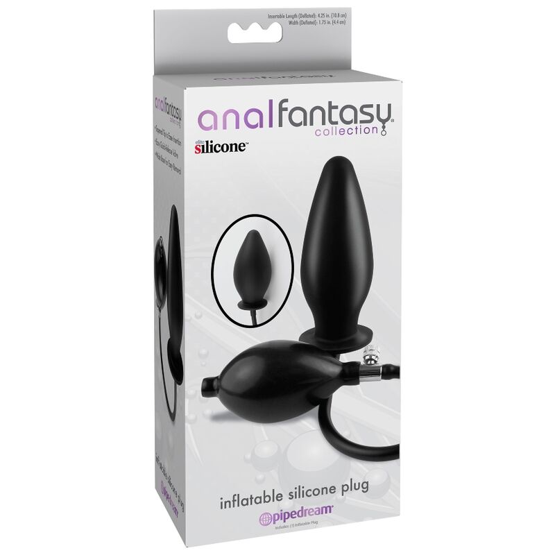 ANAL FANTASY - INFLATABLE SILICONE PLUG - NOCTURNA DESIRES