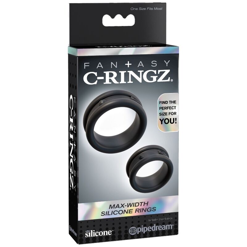FANTASY C-RINGZ - MAX/WIDHT SILICONE RINGS - NOCTURNA DESIRES