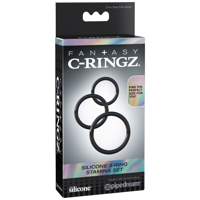 FANTASY C-RINGZ - SILICONE 3 RING STAMINA SET FANTASY C-RINGZ NOCTURNA DESIRES