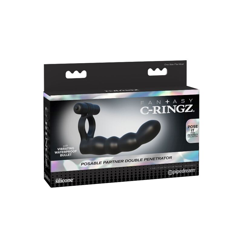 FANTASY C-RINGZ - POSABLE DOUBLE PENETRATOR FANTASY C-RINGZ NOCTURNA DESIRES