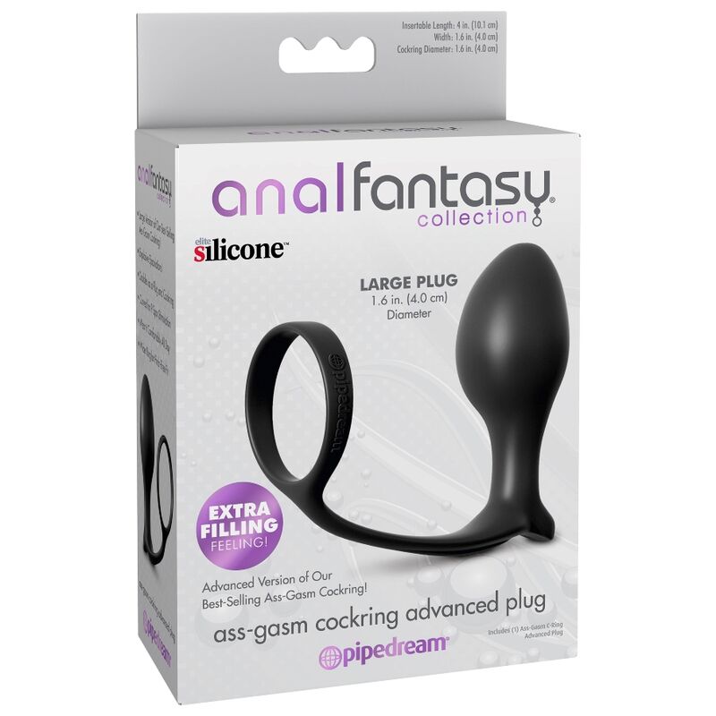ANAL FANTASY - COLLECTION ASS-GASM ADVANCED RING WITH ANAL PLUG ANAL FANTASY SERIES NOCTURNA DESIRES