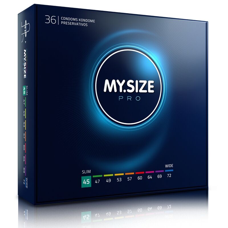 MY SIZE - PRO CONDOMS 45 MM 36 UNITS - NOCTURNA DESIRES