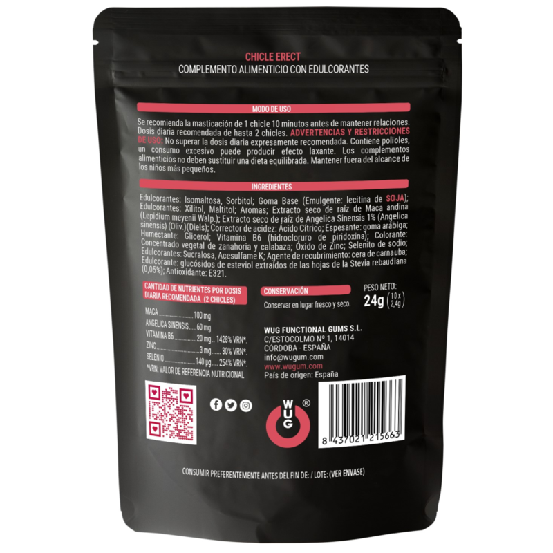 WUG SEX SENSE - ERECT ENHANCER 10 UNITS - NOCTURNA DESIRES