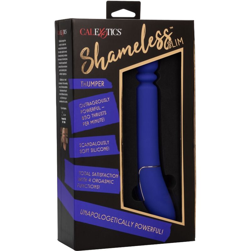 CALEXOTICS - SHAMELESS SLIM THUMPER - BLUE - NOCTURNA DESIRES