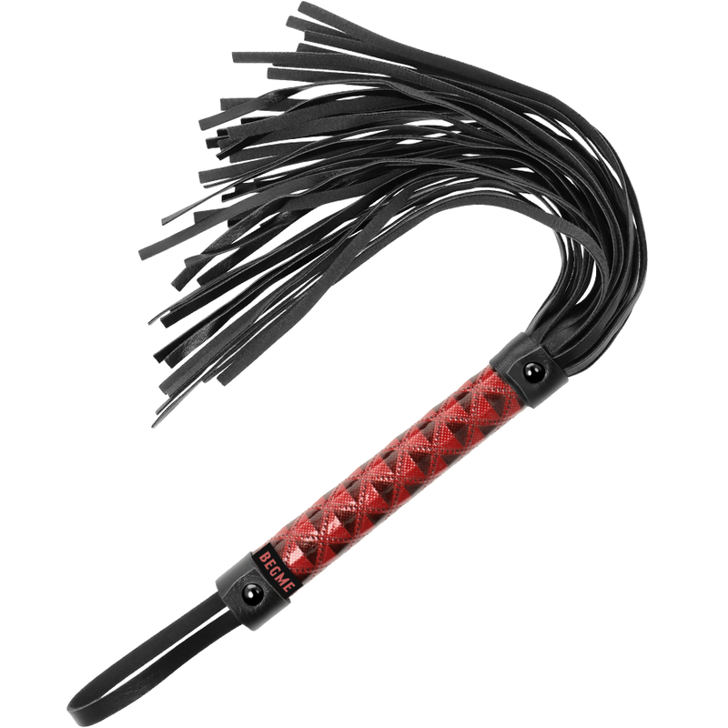 BEGME - RED EDITION VEGAN LEATHER FLOGGER - NOCTURNA DESIRES