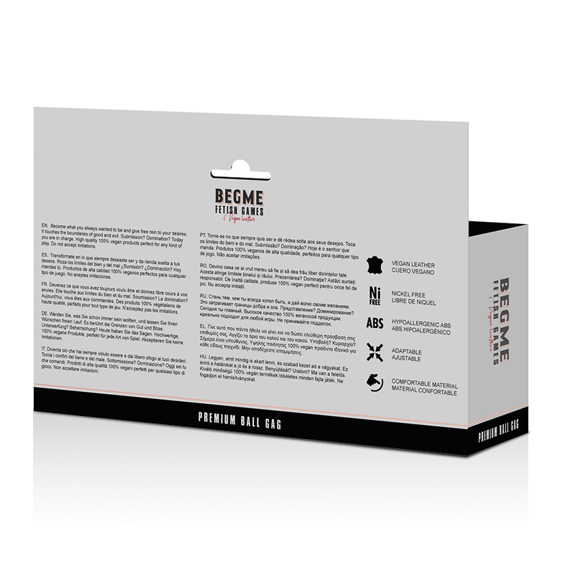 BEGME - RED EDITION VEGAN LEATHER JAW - NOCTURNA DESIRES