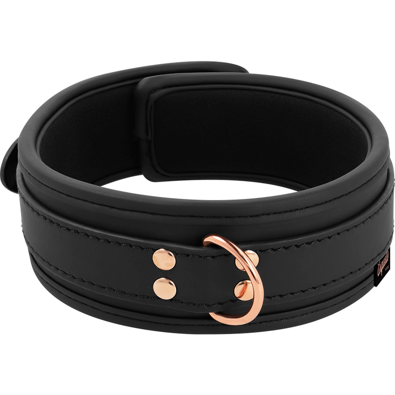 COQUETTE CHIC DESIRE - FANTASY VEGAN LEATHER COLLAR WITH NEOPRENE LINING - NOCTURNA DESIRES