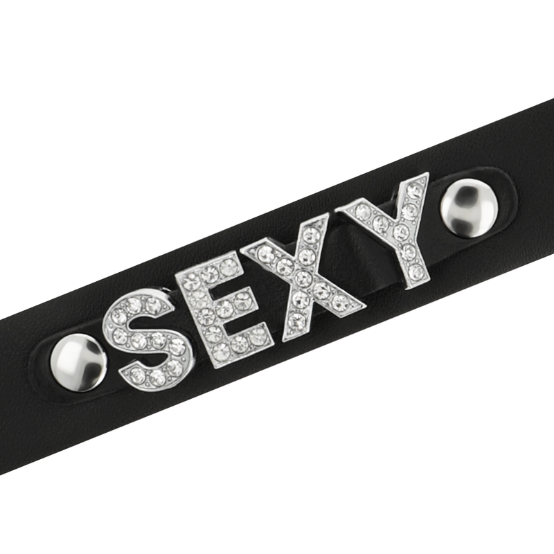 COQUETTE CHIC DESIRE - SEXY VEGAN LEATHER CHOKER - NOCTURNA DESIRES