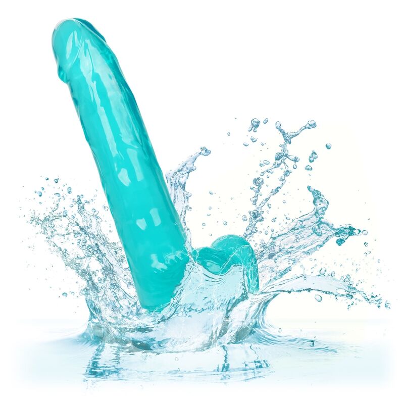 CALEXOTICS - SIZE QUEEN DILDO BLUE 20.3 CM - NOCTURNA DESIRES