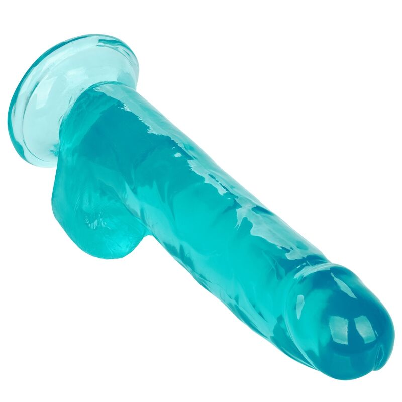 CALEXOTICS - SIZE QUEEN DILDO BLUE 20.3 CM - NOCTURNA DESIRES
