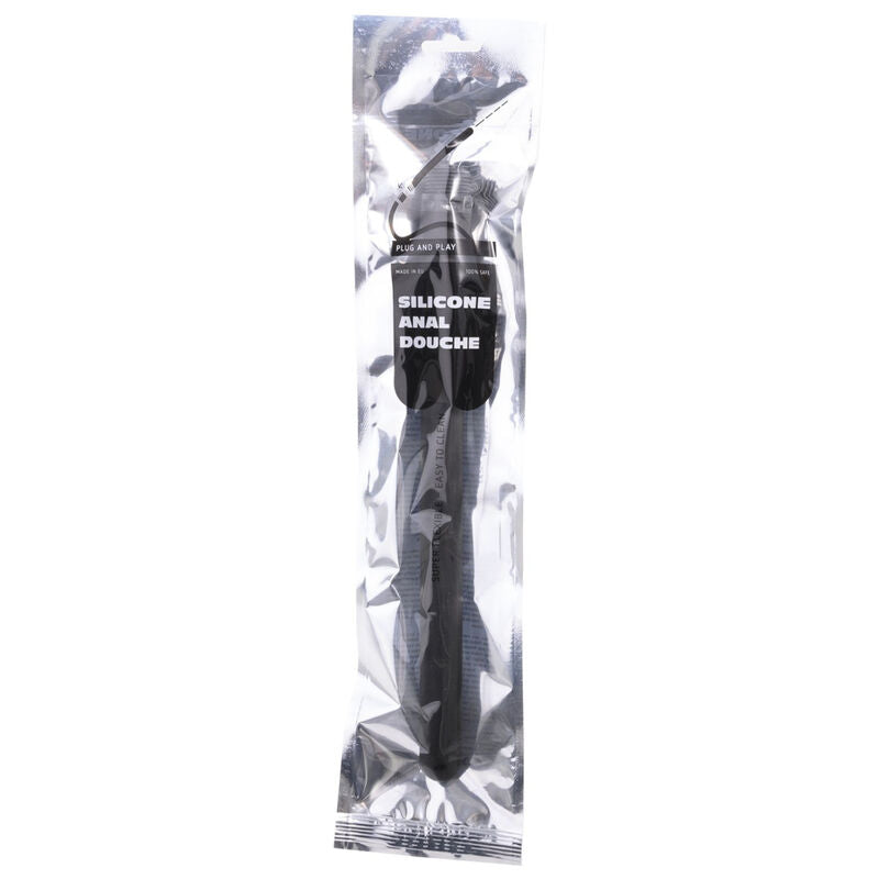 ALL BLACK - RIDGED SHOWER ANAL SILICONE 27 CM - NOCTURNA DESIRES