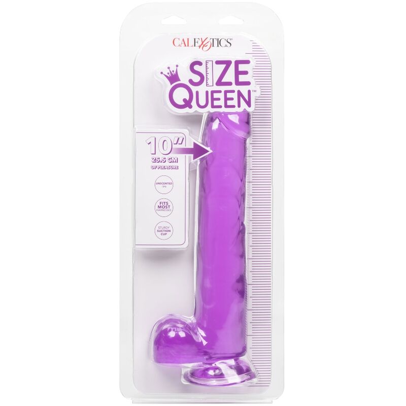 CALEXOTICS - SIZE QUEEN DILDO PURPLE 25.5 CM - NOCTURNA DESIRES