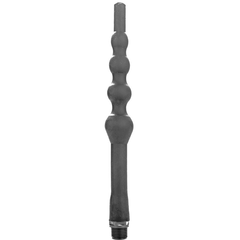 ALL BLACK - BEADED SHOWER ANAL SILICONE 27 CM - NOCTURNA DESIRES