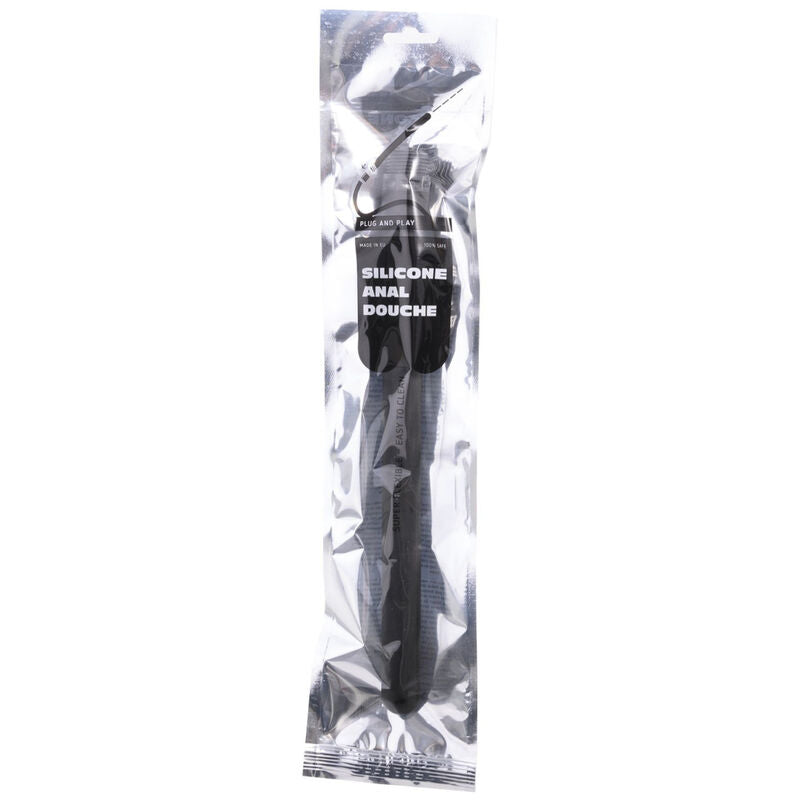 ALL BLACK - BEADED SHOWER ANAL SILICONE 27 CM - NOCTURNA DESIRES