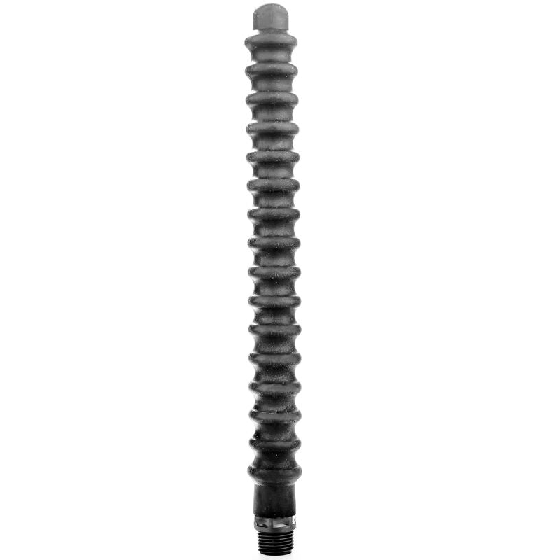 ALL BLACK - MEGA RIPPLE SHOWER ANAL SILICONE 28.5 CM - NOCTURNA DESIRES