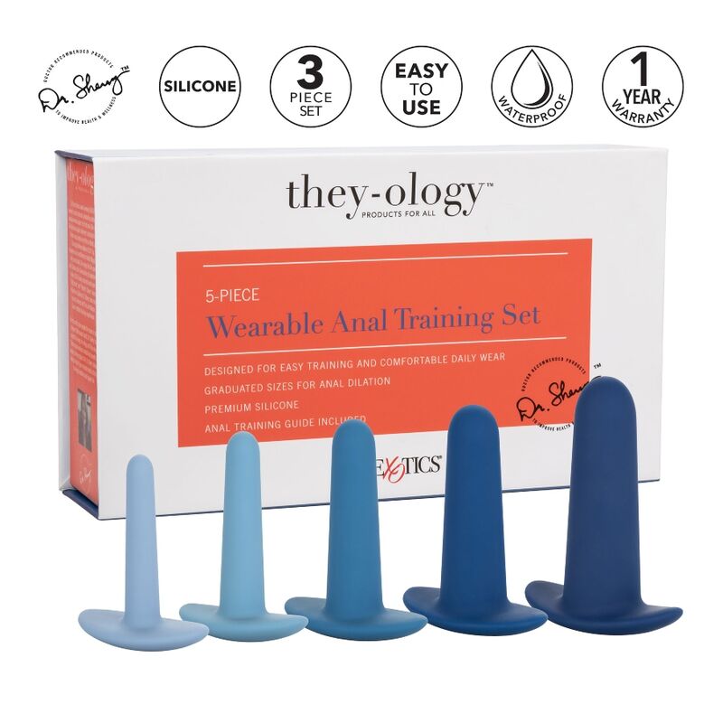 CALEXOTICS - WEARABLE ANAL TRAINING SET 5 PIECES - NOCTURNA DESIRES