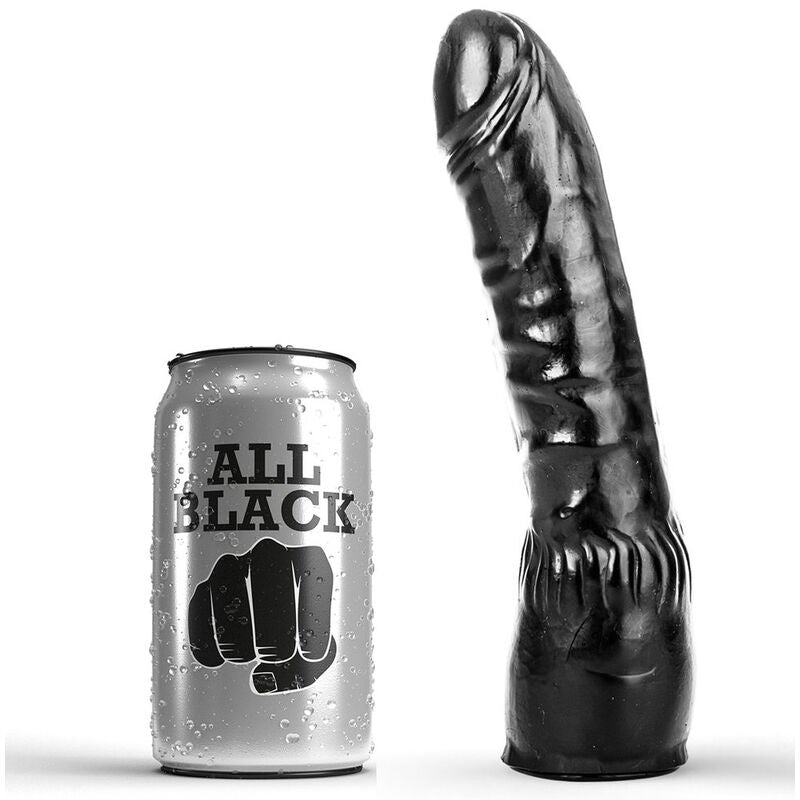 ALL BLACK - DILDO BLACK REALISTIC 20 CM ALL BLACK NOCTURNA DESIRES