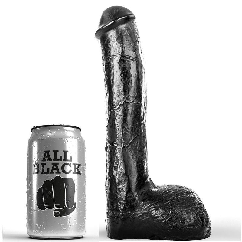 ALL BLACK - PENE REALISTIC ANAL 23 CM - NOCTURNA DESIRES