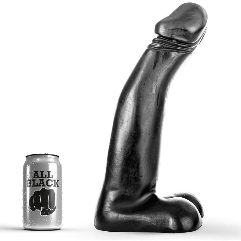 ALL BLACK - REALISTIC BLACK FISTING DILDO 29 CM ALL BLACK NOCTURNA DESIRES